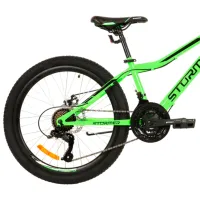 Велосипед Stormer Forest 24" 14" Алюминий/ Зелёный Черный photo 2