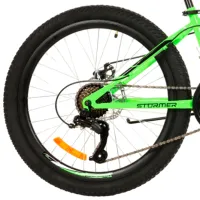 Велосипед Stormer Forest 24" 14" Алюминий/ Зелёный Черный photo 4