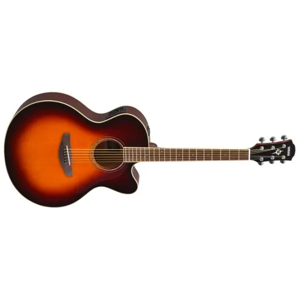 Chitară acustică Yamaha CPX600 Old Violin 4/ 4, Jumbo, Sunburst photo 2