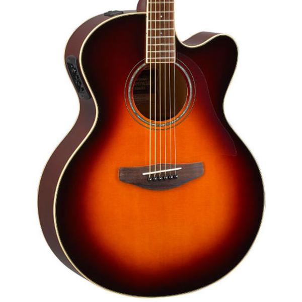 Chitară acustică Yamaha CPX600 Old Violin 4/ 4, Jumbo, Sunburst photo 7