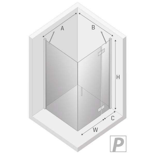Душевая кабина New Trendy L D-0113A/ D-0084B Открытая кабина photo 4