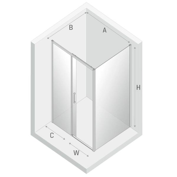 Душевая кабина New Trendy R D-0401A/ D-0219B Открытая кабина photo 2