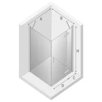 Душевая кабина New Trendy D-0117A/ D-0084B Открытая кабина photo 6