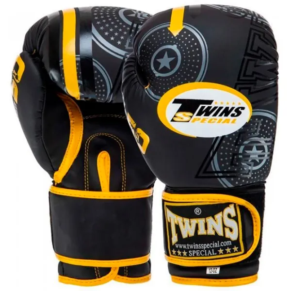 Mănuși de lupte TWINS Mate TW5012 Box/ Adult/ 12 oz/ Yellow photo 2 Mănuși de lupte TWINS Mate TW5012 Box/ Adult/ 12 oz/ Yellow photo 2