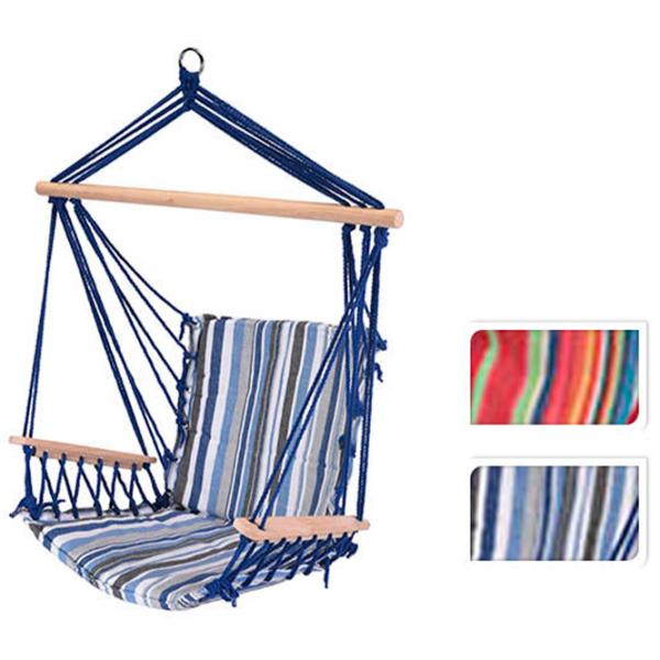 Scaun-hamac NVT 44821 120 kg/ Bumbac/ Multicolor photo 2