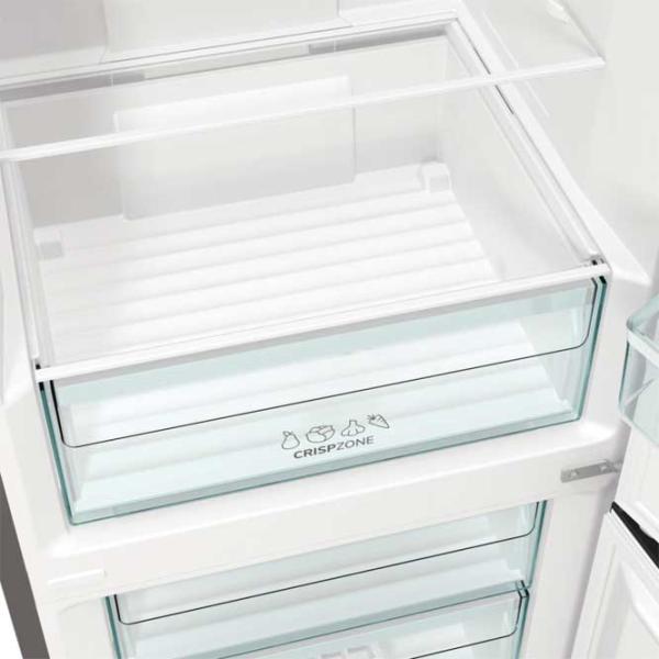 Frigider Gorenje NRK6202ES4 cu congelator jos 331 l / 200 cm / Silver photo 6