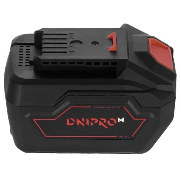 Acumulator pentru instrumente Dnipro-M BP-260 Li-Ion/ 6 Ah/ 20 V photo 2