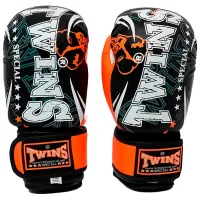 Боевые перчатки TWINS TW10 3 в 1 Бокс/ Adult/ 10 oz/ Оранжевый photo 2