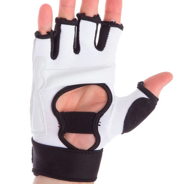 Mănuși de lupte Arena MTO White/ Piele artificială/ Adult/ S photo 2 Mănuși de lupte Arena MTO White/ Piele artificială/ Adult/ S photo 2