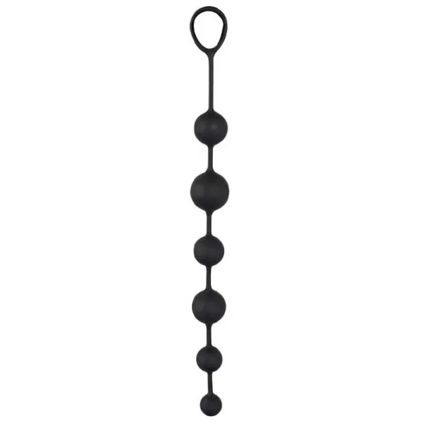 Анальные шарики Black Velvets Anal Beads 05192000000 (6шарика) Черный photo 2