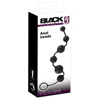 Bile anale Black Velvets Anal Beads 05192000000 (6bile) Black photo 3