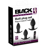 Jucărie anală Black Velvets Butt Plug 05563510000 Black photo 3