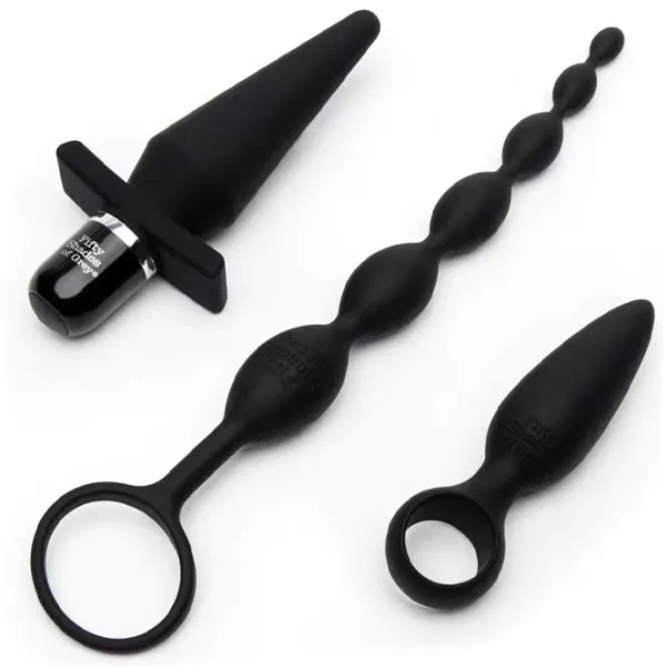 Анальная игрушка Fifty Shades of Grey Pleasure Overload Take it Slow Черный photo 2