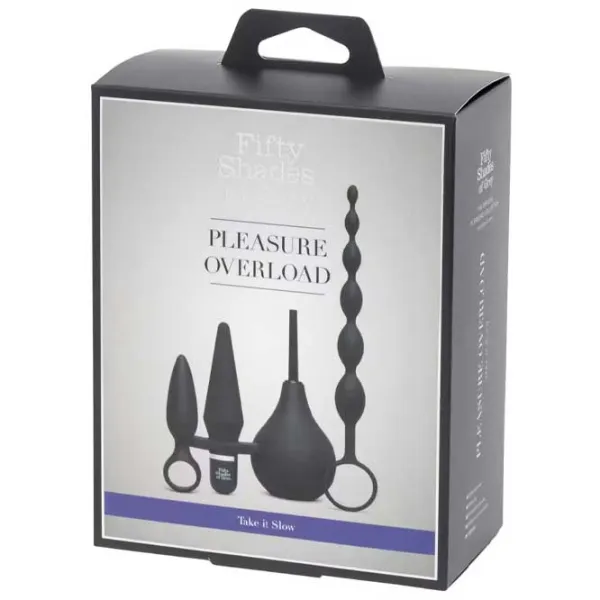 Анальная игрушка Fifty Shades of Grey Pleasure Overload Take it Slow Черный photo 3