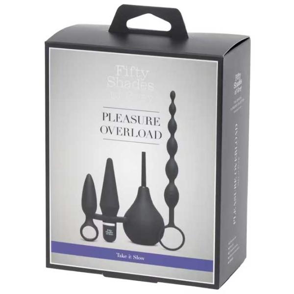 Анальная игрушка Fifty Shades of Grey Pleasure Overload Take it Slow Черный photo 3