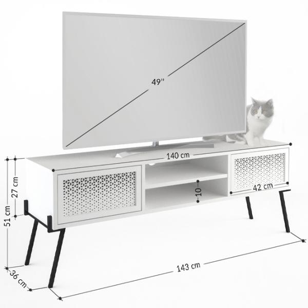 Comodă TV Showdeko NAIVE 50.7 x 143 x 35.6/ PAL photo 2