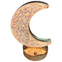 Lampă de noapte Desk lamp Moon Auriu photo 2