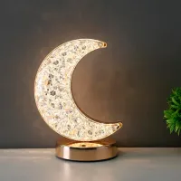 Lampă de noapte Desk lamp Moon Auriu photo 3
