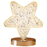 Lampă de noapte Desk lamp Star Stejar Auriu photo 2