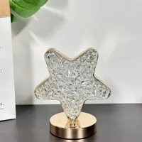 Lampă de noapte Desk lamp Star Stejar Auriu photo 3