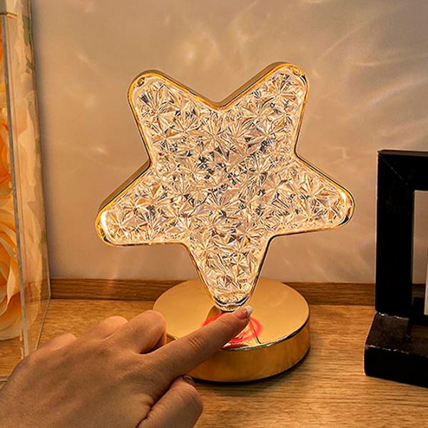 Lampă de noapte Desk lamp Star Stejar Auriu photo 5
