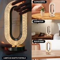 Lampă de noapte Desk lamp Romantic Atmosphere Auriu photo 5