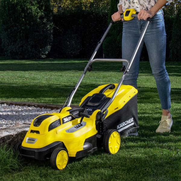Mașină de tuns iarbă cu acumulator KARCHER LMO 18-36 Battery + Kit Manual photo 6