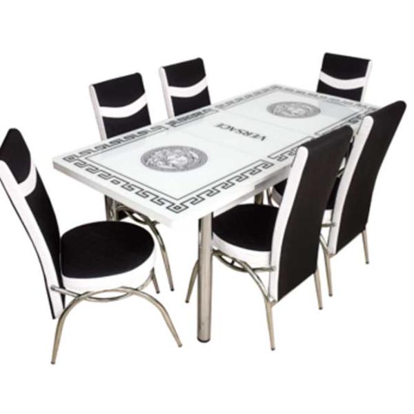 Masă de bucătărie extensibilă Magnus Kelebek II 1159 Sticlă/ White photo 2 Masă de bucătărie extensibilă Magnus Kelebek II 1159 Sticlă/ White photo 2