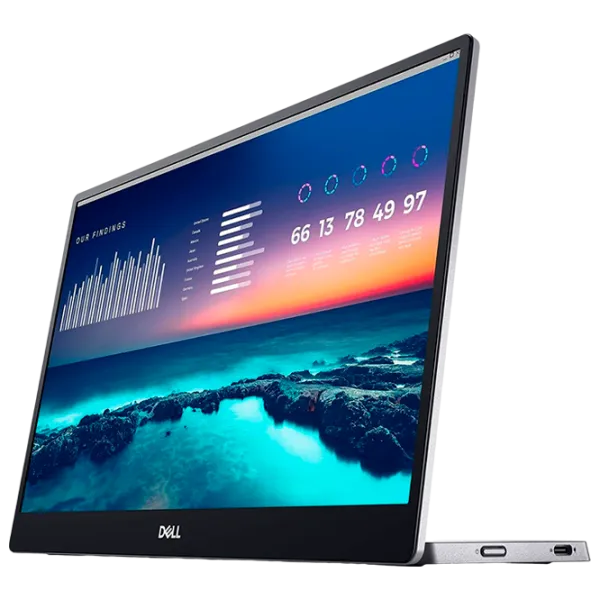 Monitor Dell P1424H 14" Full HD 60 Hz / 6 ms / Black photo 2 Monitor Dell P1424H 14" Full HD 60 Hz / 6 ms / Black photo 2