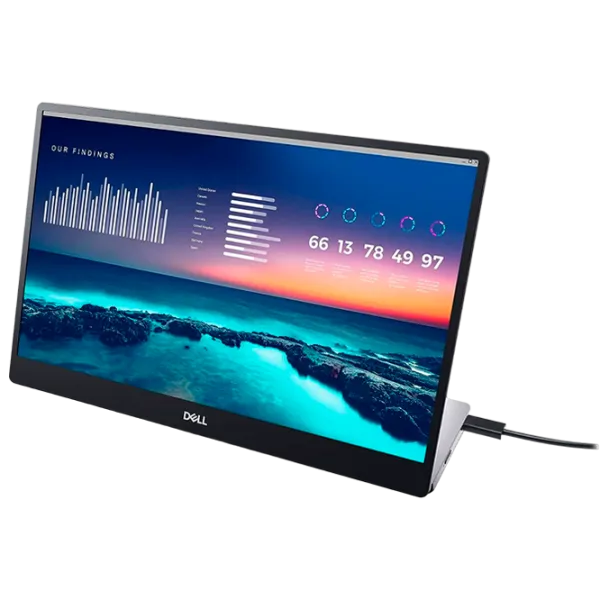 Monitor Dell P1424H 14" Full HD 60 Hz / 6 ms / Black photo 3 Monitor Dell P1424H 14" Full HD 60 Hz / 6 ms / Black photo 3
