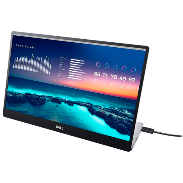Monitor Dell P1424H 14" Full HD 60 Hz / 6 ms / Black photo 3 Monitor Dell P1424H 14" Full HD 60 Hz / 6 ms / Black photo 3