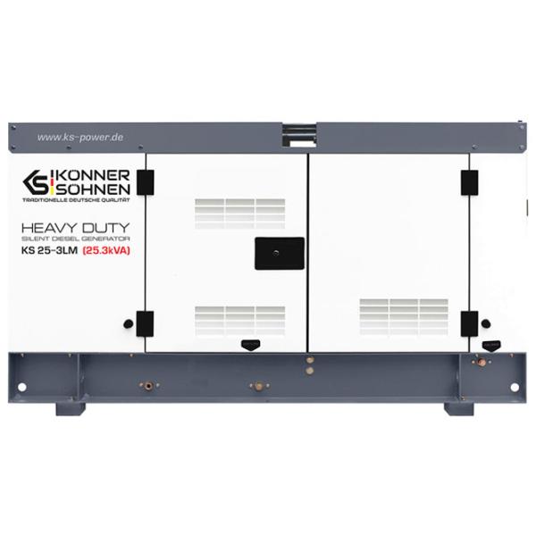 Генератор Könner & Söhnen KS 25-3LM 230/ 400 В Дизель/ 23 кВт photo 3