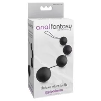 Jucărie anală Pipedream Deluxe Dibro Balls (4bile) Black photo 2