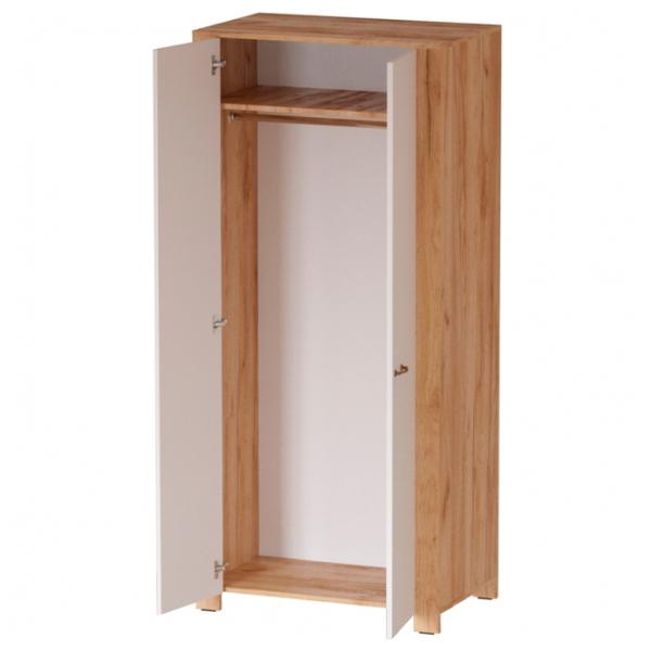 Гардероб Классический ML-Mobila Vega № 4 90 x 54см x 200 / ЛДСП / Дуб Крафт Белый  photo 2 Гардероб Классический ML-Mobila Vega № 4 90 x 54см x 200 / ЛДСП / Дуб Крафт Белый  photo 2