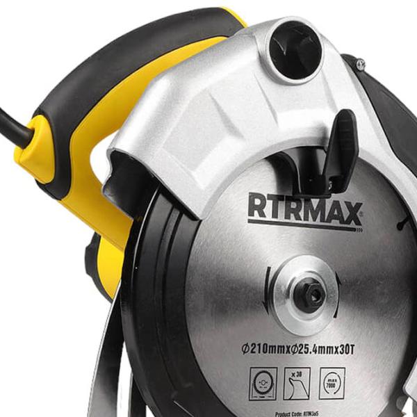 Fierăstrău circular RTRMAX RTM385 210 mm/ Yellow photo 5