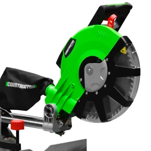Торцовочная пила Constructor CTRMS2100-305DBLA 305 мм/ Зелёный photo 4
