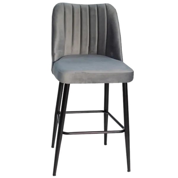 Scaun de bar Magnus Vento Textil/ Metal/ Grey photo 2