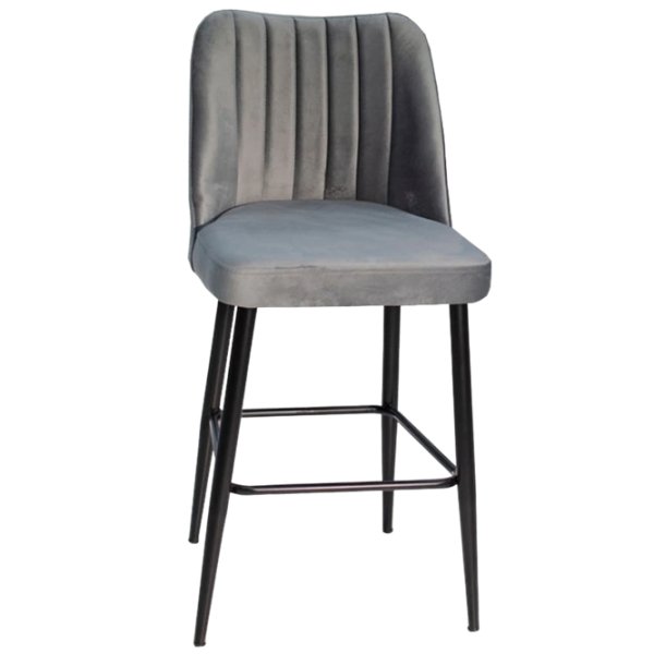 Scaun de bar Magnus Vento Textil/ Metal/ Grey photo 2