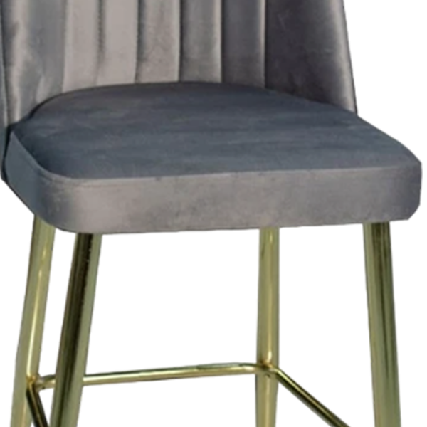Scaun de bar Magnus Vento Textil/ Metal/ Grey photo 2
