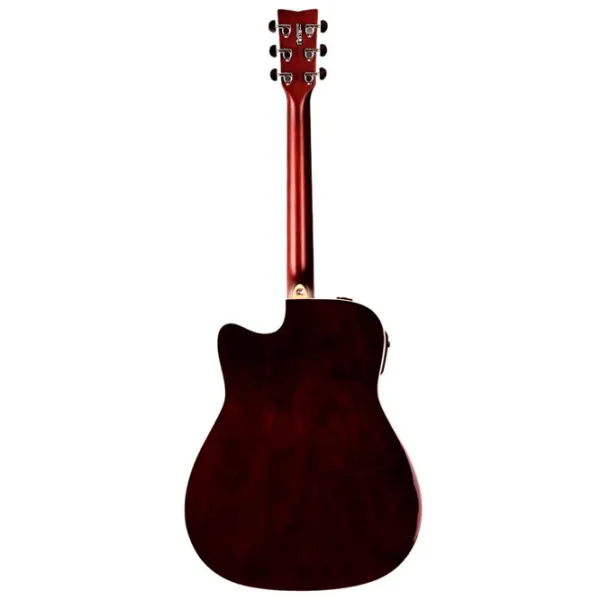 Акустическая гитара Yamaha FX370C TBS 4/ 4, Dreadnought, Табачный санбёрст photo 2