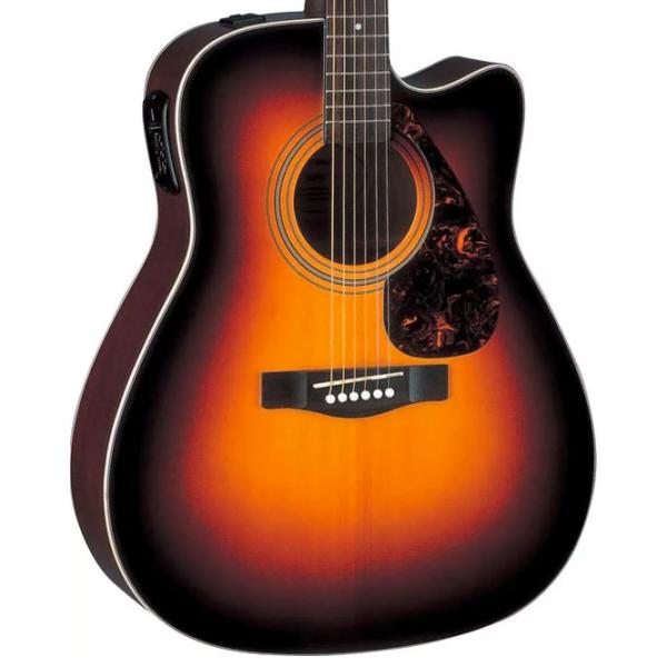 Акустическая гитара Yamaha FX370C TBS 4/ 4, Dreadnought, Табачный санбёрст photo 4