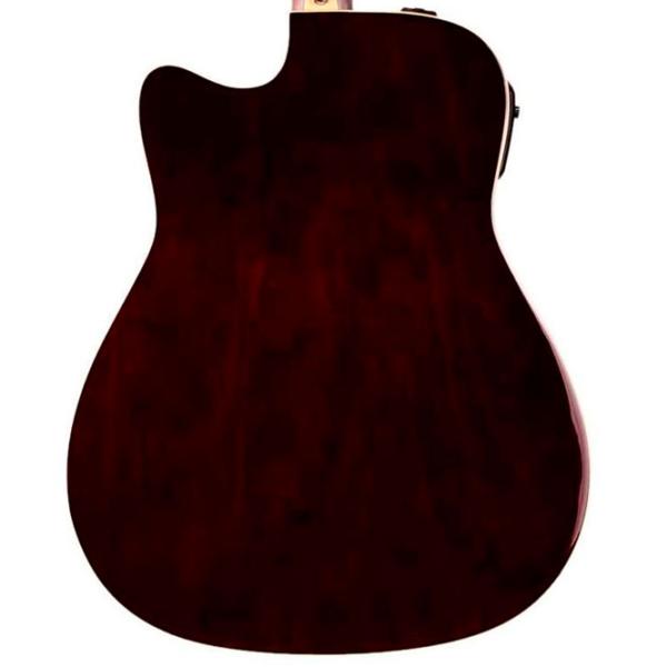 Акустическая гитара Yamaha FX370C TBS 4/ 4, Dreadnought, Табачный санбёрст photo 7