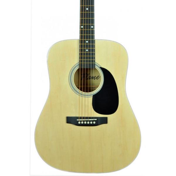 Chitară acustică Flame Set FG 029-41 NT 4/ 4, Dreadnought, Natural photo 8