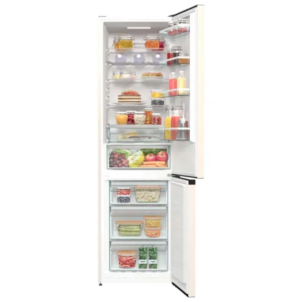 Frigider Gorenje NRK6202AC4 cu congelator jos 331 l / 200 cm / Beige photo 5