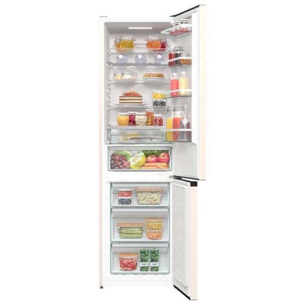Frigider Gorenje NRK6202AC4 cu congelator jos 331 l / 200 cm / Beige photo 5