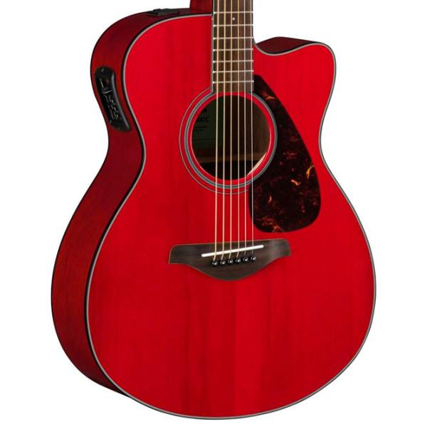 Chitară acustică Yamaha FSX800C RR 4/ 4, Folk, Ruby Red photo 5