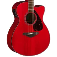 Акустическая гитара Yamaha FSX800C RR 4/ 4, Folk, Рубиновый красный photo 5