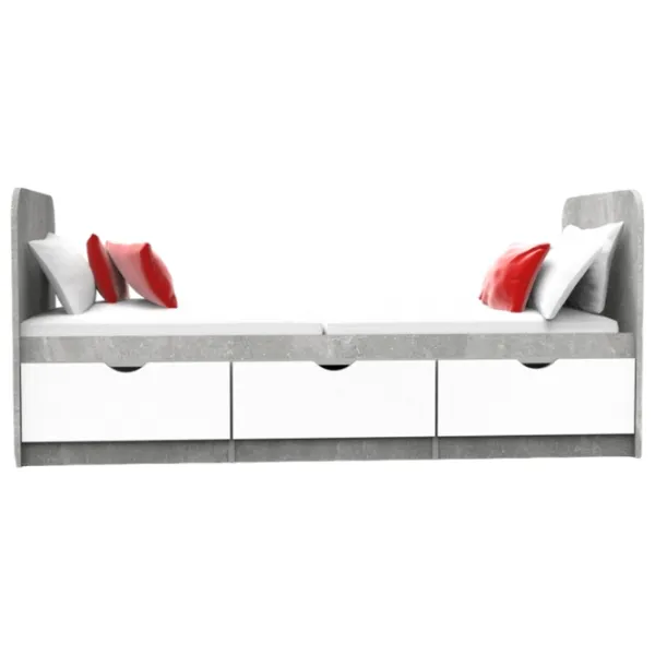 Pat pentru copii ML-Mobila Junior 2 90 x 200 cm/ PAL/ Atelier Light photo 2 Pat pentru copii ML-Mobila Junior 2 90 x 200 cm/ PAL/ Atelier Light photo 2