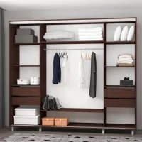 Dulap Coupe Mobildor-Lux Aron 2500 K 250 x 60 x 220 / DSP / Wenghe photo 2