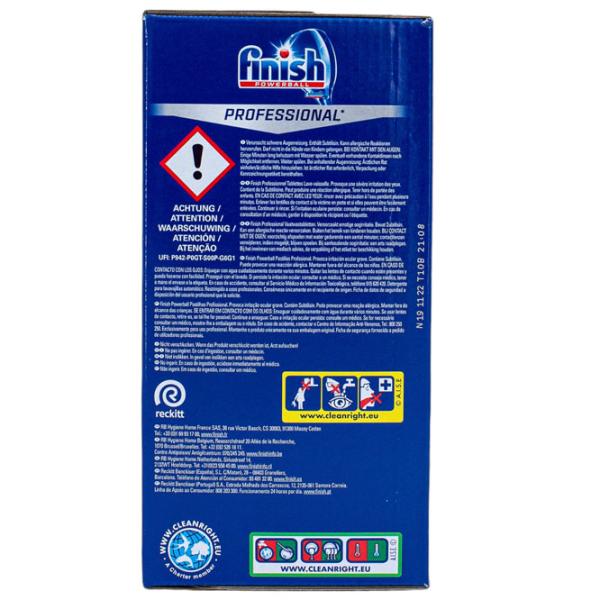Capsule FINISH Powerball Professional 125 tab comprimate / pentru îndepărtarea resturilor alimentare de pe vase photo 3